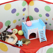 2X Guinea Pig Foldable Playpen Portable Small Animals Playpen Open Outdoor/Indoor Exercise Fence for Hedgehogs, Hamster