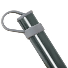 2X Tubes de Rangement pour Baguettes Boîte En Alliage D'Aluminium pour Boîte de Rangement pour Baguettes En Titane Sans Baguettes Gris