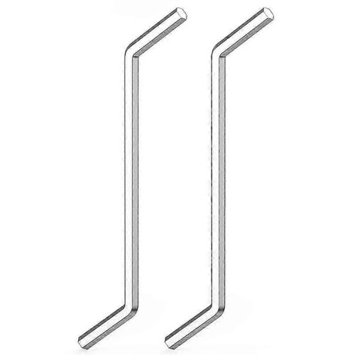 Clé hexagonale pour broyeur d'évier (lot de 2) compatible avec InSinkErator