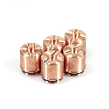 Mengxi 25-26 5PCS 9-8236 Copper Plasma Cutting Torch Nozzles Protective Cap Hardware Tool