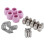 30PCS Plasma Torch Consumables ABS Easy Replacement Electrode Nozzle Cup Kit for Commercial 1