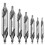 60 Degree Center Drill Bits 7pc Set Countersink Kit for Lathe Metal Working Tools 1