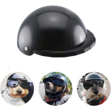 Adjustable Dog Motorcycle Helmet Pet Bicycle Helmet Cap for Cats Small Dogs