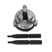 3-Backen-Selbstzentrierendes Mini-Drehbankfutter K01-50 Holzdrehwerkzeug