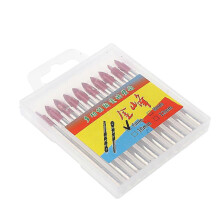 Zestaw 10 wierteł z węglików spiekanych do płytek ceramicznych, 3/16-calowych, przelotowych