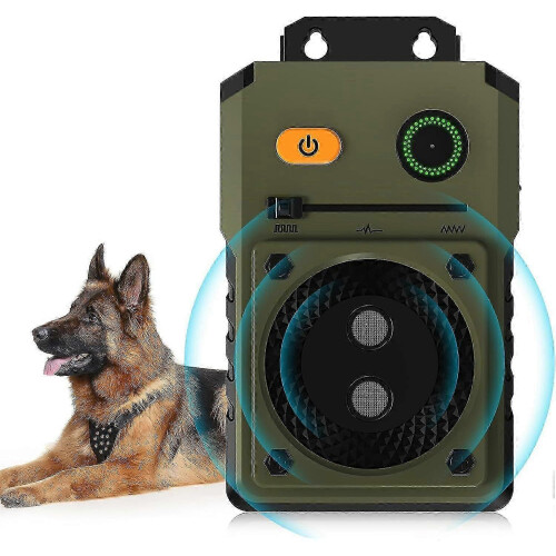 50ft Rechargeable Ultrasonic Dog Barking Control Device Deterrent Training Tool
