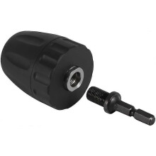 Schnellspann-Sechskant-Bohrfutteradapter 0,8–10 mm 3/8–24UNF 1/4"-Sechskantschaft-Gewindestangenpatrone