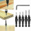 5pcs Hex Shank Countersink Drill Bit Set for Woodworking Screw Hole Opener Hardware Kit 1