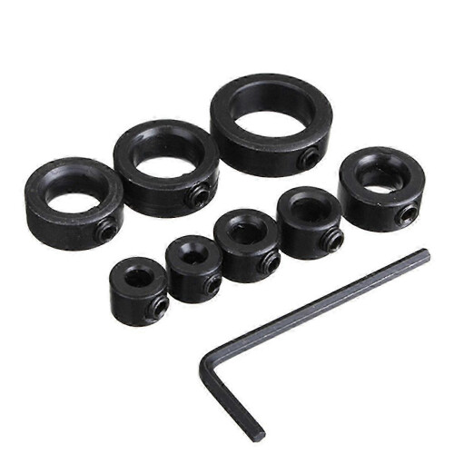 Electrical Drill Depth Stop Ring Kit with Hex Wrench for Precise Installation