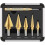 Iave 5pcs Titanium Step Drill Set with Auto Center Dual Cutting 1