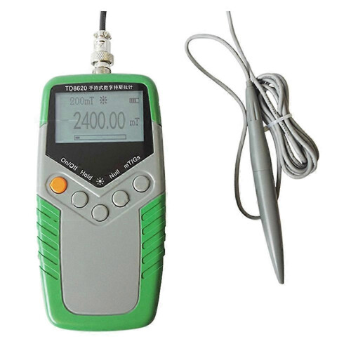 Handheld Digital Permanent Magnet Gauss Meter Magnetic Flux Surface Field Test 5% Accuracy