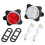 Lampe de vélo LED rechargeable USB, 4 modes : fixe et clignotant, rouge et blanc 1