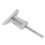 Profiltiefenmesser aus Edelstahl, Messschieber 0-50 mm 1