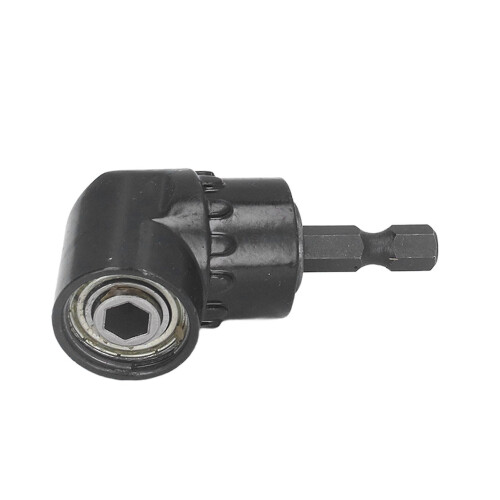 90 Degree Drill Attachment 1/4 Hex Shank Right Angle Bit Holder Adapter for Tight Spaces