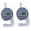 2X Digital Thickness Gauge 0.01mm Electronic Micrometer for Paper Cloth Thin Metal 1