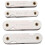 Stainless Steel Radius Gauge Set 4Pcs Multi-Range R0.3-25 for Precision Measurement 1