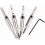 Self Centering Hinge Drill Bits 5/64 7/64 9/64 11/64 Hex Wrench Woodworking Door Hinge 1