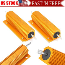 Wirewound Resistor 4 Ohm 100W Aluminum Case 2 or 4 Pcs