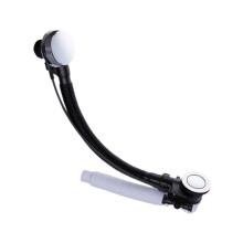 Bathtub Drain Pipe Flexible Portable Overflow Hose 68cm