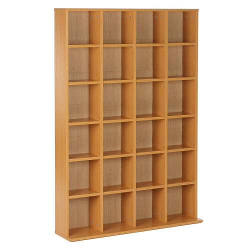 CD Storage Unit, 89x130.5cm, Beech Finish