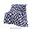 Checkered Flannel Blanket Polyester 100x70cm Black White 3