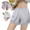 Women's Lace Edge Ice Silk Half Slip Shorts 7