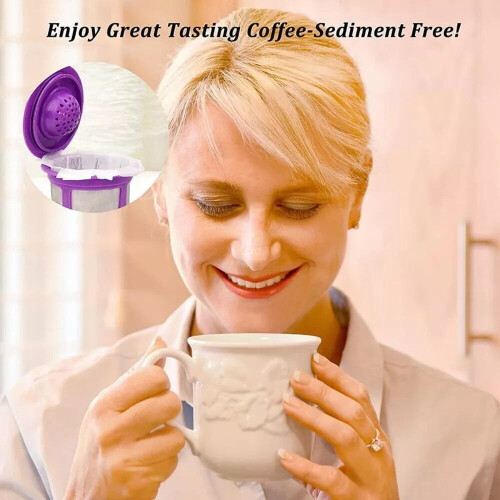 Natural Unbleached Coffee Filters for Keurig Reusable 2