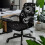 Housse de chaise de bureau extensible universelle anti-poussière 2