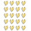 Gold Heart Fridge Magnets Set – 20 Pieces for Steel 1