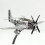 Alloy P-51 Mustang Fighter Plane Model 1/72 2