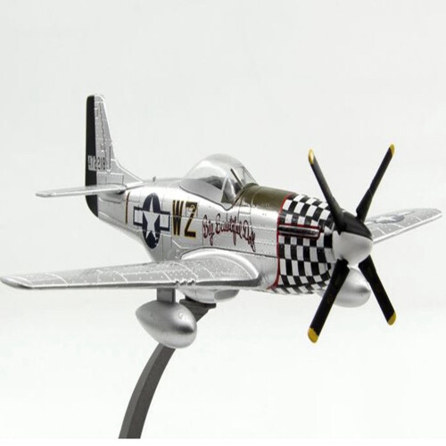 Alloy P-51 Mustang Fighter Plane Model 1/72 1