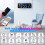 Large Digital Wall Clock 16.5 Inch  Auto  Sync Led Digital Clock Display Calendar Clock EU Plug 4