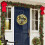 Gold Christmas Wreath Plastic 13 Inch 6
