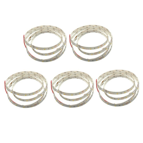 5pcs 1M 60-3528 SMD Waterproof LED Light Strip DC12V (Warm White) 1