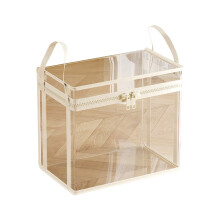 Doll Storage Bucket with Zipper Handheld Toy Organizer 1