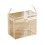 Doll Storage Bucket with Zipper Handheld Toy Organizer 1 1