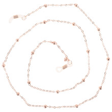 Glasses Cord Rose Gold Alloy for Women 3-Pack 27.6 x 0.2 x