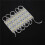 5 x 10Pcs 5050 SMD 3 LED Module LED Strip String Light Waterproof  12V Warm White 8