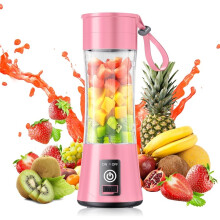 12oz Mini Portable Blender Rechargeable Personal Blender with 6 Steel Blades Leak Proof Travel Smoothie Maker for Gym Office