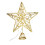 Lighted 3D Golden Star Tree Topper for Standard Christmas 2