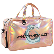 (Rose Gold 47x27x17cm) Pvc Material Swimming Storage Bag With Wet Dry Separation Tool Large Storage