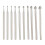 Cylinder Stone Setting Burrs 10Pcs 3/32In Shank for Jewelry 5