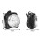 Lampe de vélo LED rechargeable USB, 4 modes : fixe et clignotant, rouge et blanc 5