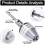 2pcs Hex Shank Drill Chuck Socket Holder 0.3-3.4mm Rotary Multi-Tool Drill Accessory 3
