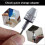 2pcs Hex Shank Drill Chuck Socket Holder 0.3-3.4mm Rotary Multi-Tool Drill Accessory 5