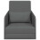 VidaXL vidaXL Folding Sofa Bed Dark Grey 65 x 80 x 83 cm Fabric 3