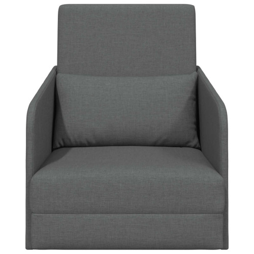 VidaXL vidaXL Folding Sofa Bed Dark Grey 65 x 80 x 83 cm Fabric 2