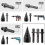 42mm Tapered Wood Splitting Drill Bit Durable Screw Cone Grinding Tool 3 Handles 2