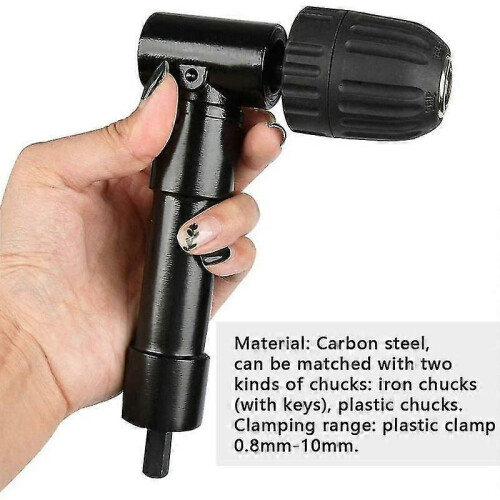 Mandrin coudé à angle droit 90 robuste à serrage rapide pour perceuse 2