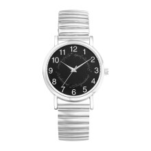 Stretch Band Watch for Women with Large Face and Big Numbers